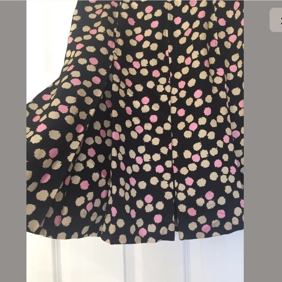 J crew 100% Silk Skirt Pokadot. Size 6 - Picture 2 of 4